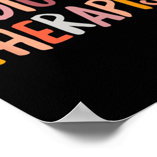 Therapeut Geestelijke Gezondheidstherapie Gedrag Poster (Hoek)