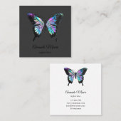 therapeut holograaf opa vierkante visitekaartje (Voorkant / Achterkant)