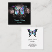 therapeut holograaf opa vierkante visitekaartje (Voorkant / Achterkant)