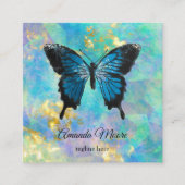 therapeut holografen squa , die een handjevol mann vierkante visitekaartje (Voorkant)