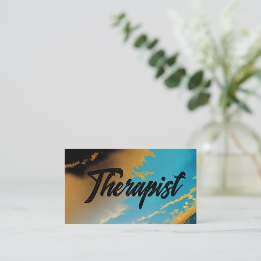 Therapeut Kleurrijk Visitekaartje (Staand voorkant)