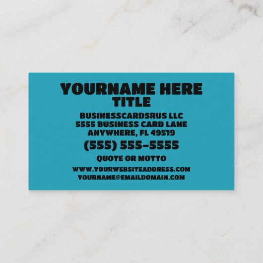 Therapeut Kleurrijk Visitekaartje (Achterkant)