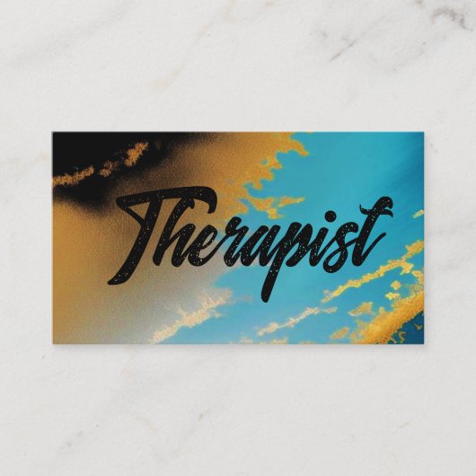 Therapeut Kleurrijk Visitekaartje (Voorkant)