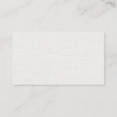 Therapeut Linen Wit Visitekaartje (Achterkant)