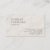 Therapeut Marble Steen Visitekaartje (Voorkant)