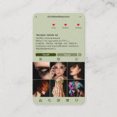 Therapeut Massage Spa Wellness Sage Modern IG Visitekaartje (Voorkant)