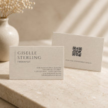 Therapeut Neutrale Linnen QR-code