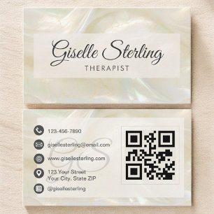 Therapeut QR-code Visitekaartje