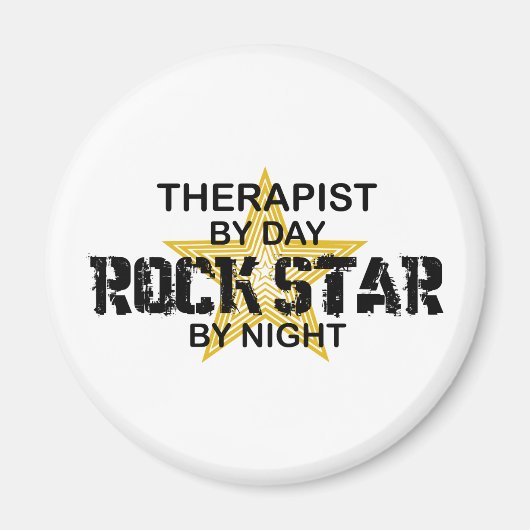 Therapeut Rock Star by Night Magneet (Voorkant)