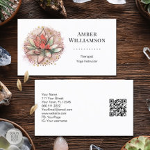Therapeut Spa Succulent Yoga Genezing Wellness QR