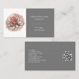 Therapeut Spa Succulente Yoga Helende QR Code Zake Visitekaartje