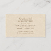 therapeut visitekaartje (Achterkant)