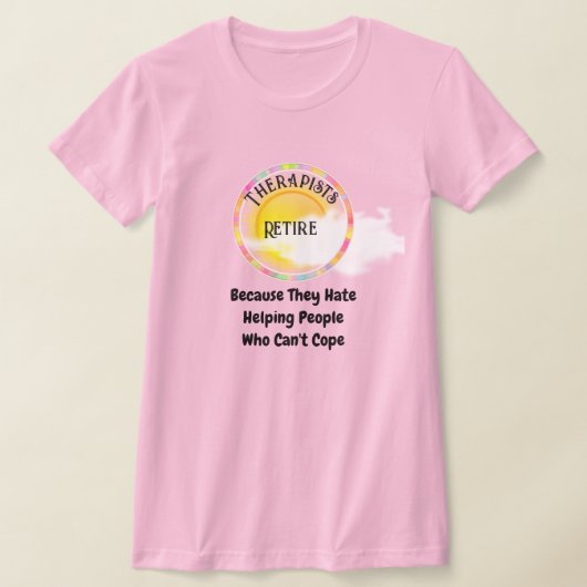 Therapeuten gaan met pensioen omdat T-shirt (Laagn)