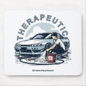Therapeutisch: autoliefhebbers muismat (Voorkant)
