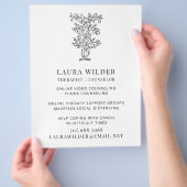 Therapeutisch counselor online per telefoon flyer (Hand)