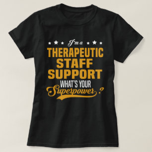 Therapeutisch personeel ondersteuning t-shirt