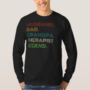 Therapeutische legende: echtgenoot, vader, opa - g t-shirt