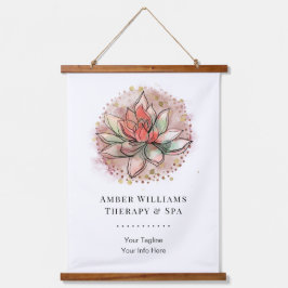 Therapeutische Spa Succulente Genezende Yoga Klini Hangend Wandkleed