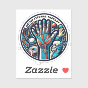 Therapeutische Touch - Kunst Beroepstherapie Sticker