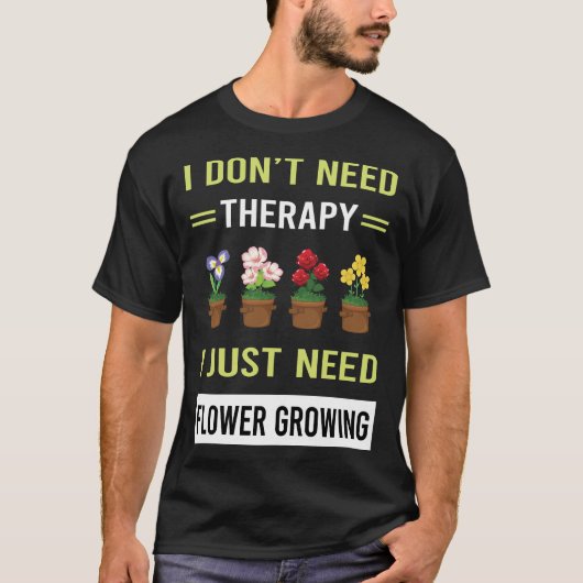 Therapie Bloemgroei T-shirt (Voorkant)