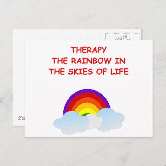 therapie briefkaart (Voorkant / Achterkant)