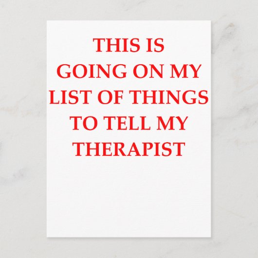 therapie briefkaart (Voorkant)