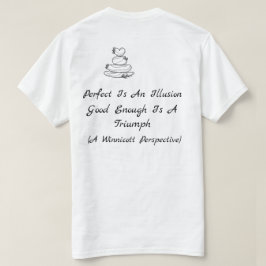 Therapie citaat Perfect Is Een Illusie Winnicott T-shirt