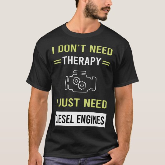 Therapie Dieselmotor T-shirt (Voorkant)