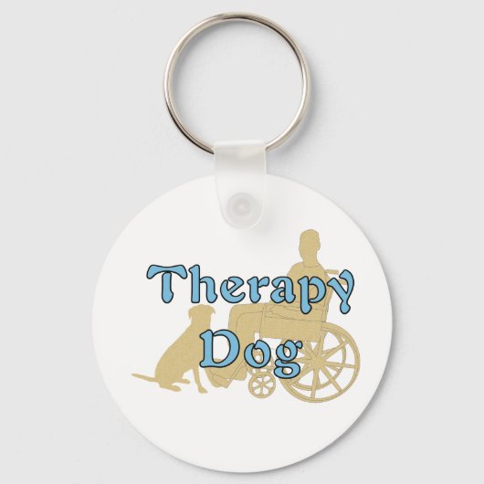 Therapie Dog Sleutelhanger (Voorkant)