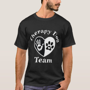 Therapie Dog Team Apparel voor Dierlijk Toegediend T-shirt