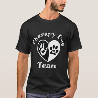 Therapie Dog Team Apparel voor Dierlijk Toegediend T-shirt