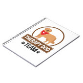 Therapie Dog Team Notitieboek (Linkerzijde)