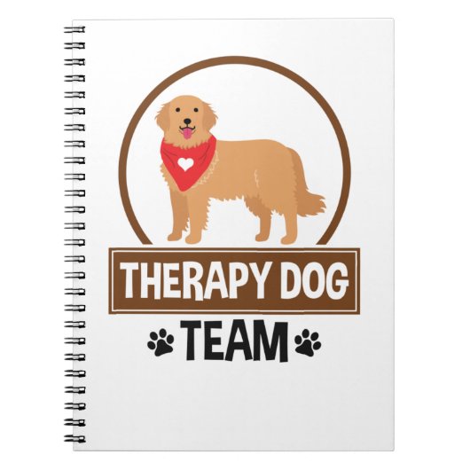 Therapie Dog Team Notitieboek (Voorkant)