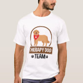Therapie Dog Team T-shirt (Voorkant)