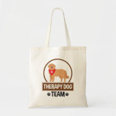 Therapie Dog Team Tote Bag (Voorkant)