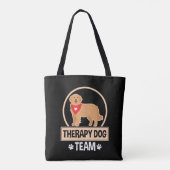 Therapie Dog Team Tote Bag (Achterkant)