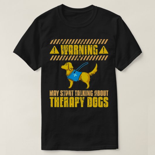 Therapie Dog Training Service Dogs Assistance Pet T-shirt (Design voorkant)