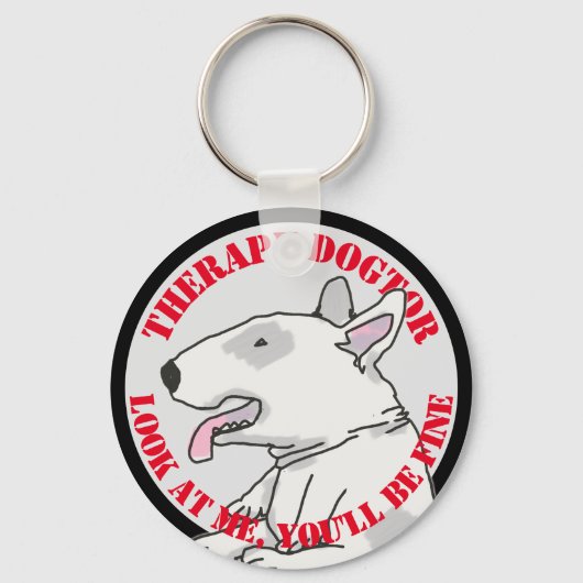 Therapie Dogtor Sleutelhanger (Voorkant)