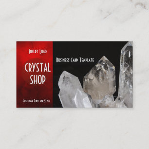 Therapie Healing Crystals - Quartz Crystals Visitekaartje