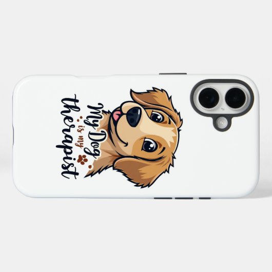 Therapie Hond Vibes Case-Mate iPhone Case (Achterkant (horizontaal))