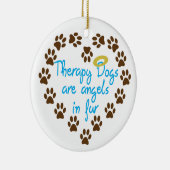 Therapie Honden Keramisch Ornament (Rechts)