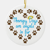 Therapie Honden Keramisch Ornament (Voorkant)