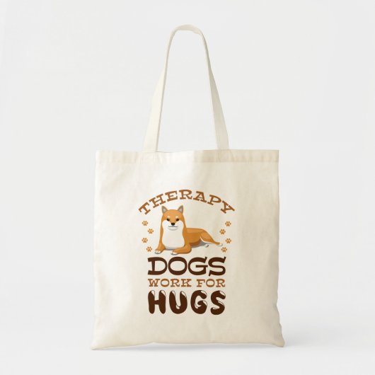 Therapie Honden Tote Bag (Voorkant)