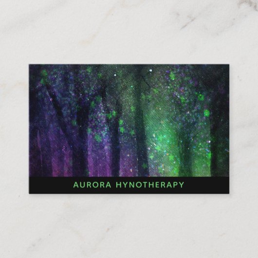 *~ * Therapie Hypnotherapie Hypnosis Counselor Visitekaartje (Voorkant)