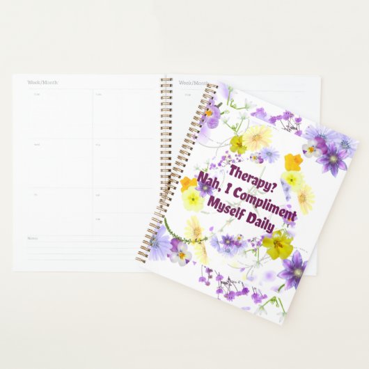 Therapie? Ik complimenteer mezelf dagelijks Planner (Display)
