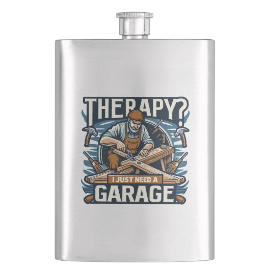 Therapie? Ik heb alleen een garage nodig Flacon (Voorkant)