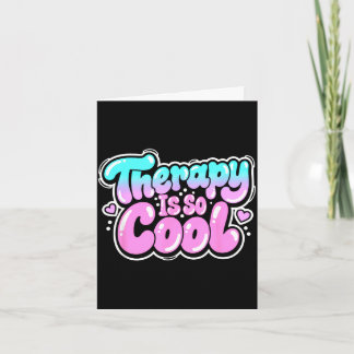 Therapie is cool - gezonde mentaliteit positieve g kaart