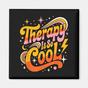 Therapie is Cool Gezonde Mentaliteit Positieve Gee Magneet