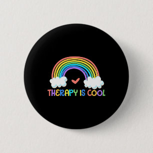 Therapie Is Cool Mentale Gezondheid Bewustzijn The Ronde Button 5,7 Cm