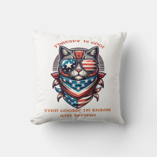 Therapie is een cool T-shirt - Geestelijke gezondh Kussen